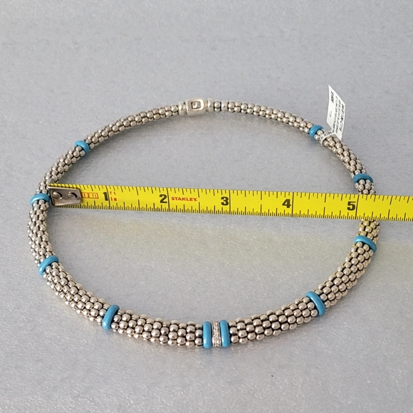 LAGOS Single Diamond Station Cabiar 9mm Necklace - Picture 7 of 8